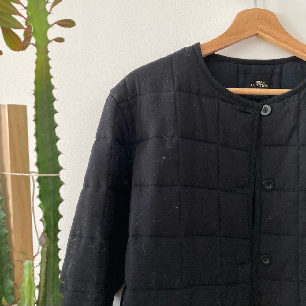 Urban Outfitters quilted shacket